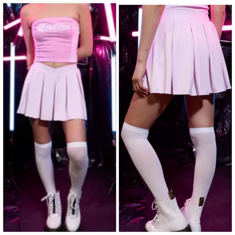 Hot Topic Pretty Guardian Sailor Moon V-Line Pleated Skort Skirt NWT Costume